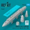 RESKIT RS72-0561 AN/ALQ-71(V)-3 ECM pod (1pcs) (3D Printed) 1/72
